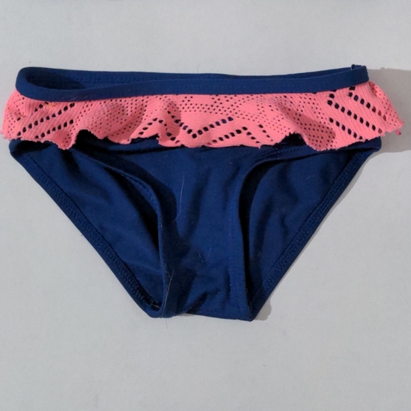 2T Blue & Neon Pink Platinum Bikini Girl - Picture 3 of 7